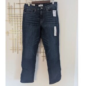 Denizen from Levi's High Rise Straight Jeans Dark Wash Denim Women's Size 12